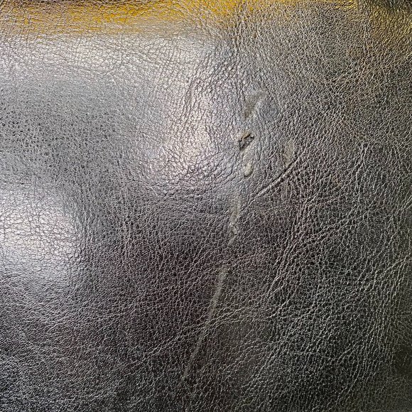 Victoria's Secret Black Faux Leather Carry On Over Night Weekender Travel Bag - Picture 12 of 12